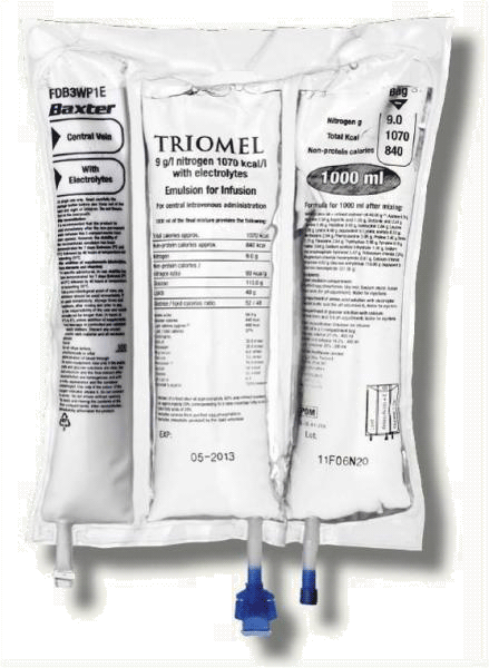 Triomel three chamber PN solution Triomel three chamber PN solution